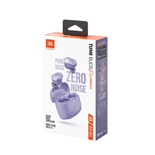 JBL TUNE BUDS 2 パープル JBL Tune Buds 2 Certified Refurbished Earbuds - Ghost Mauve (1