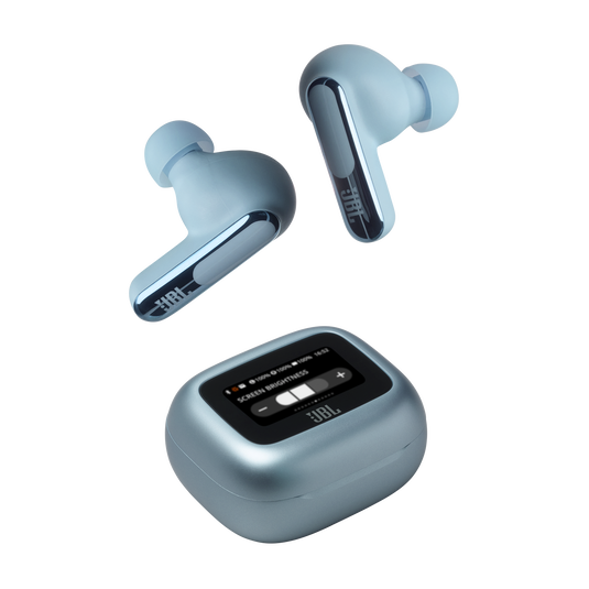 JBL LIVE BEAM 3 ブルー JBL Live Beam 3 | True wireless noise-cancelling closed-stick earbuds