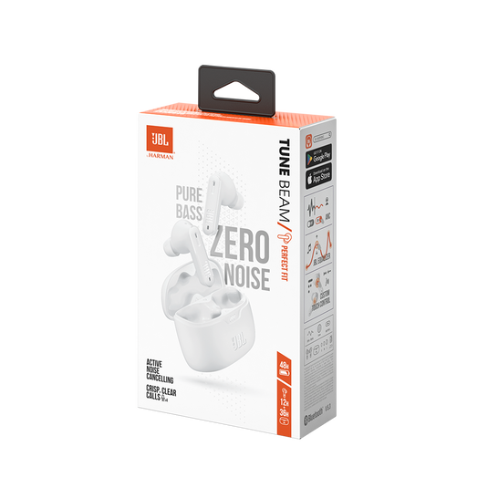 JBL TUNE BEAM ホワイト 新品未開封 JBL Tune Beam | True wireless Noise Cancelling earbuds